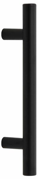 Nábytkové úchytky 10 ks černé rozteč otvorů 96 mm celková délka 150 mm nerezová ocel 155365