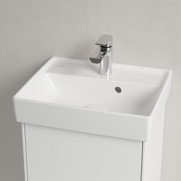 Villeroy & Boch Collaro - Umyvadlo 450x370 mm, s přepadem, alpská bílá 43344501