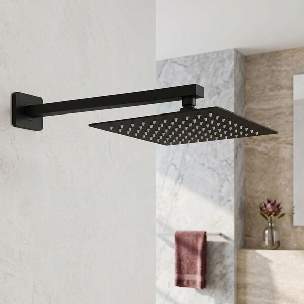 Sprchové rameno čtvercové REA JS-9022B 40cm Black