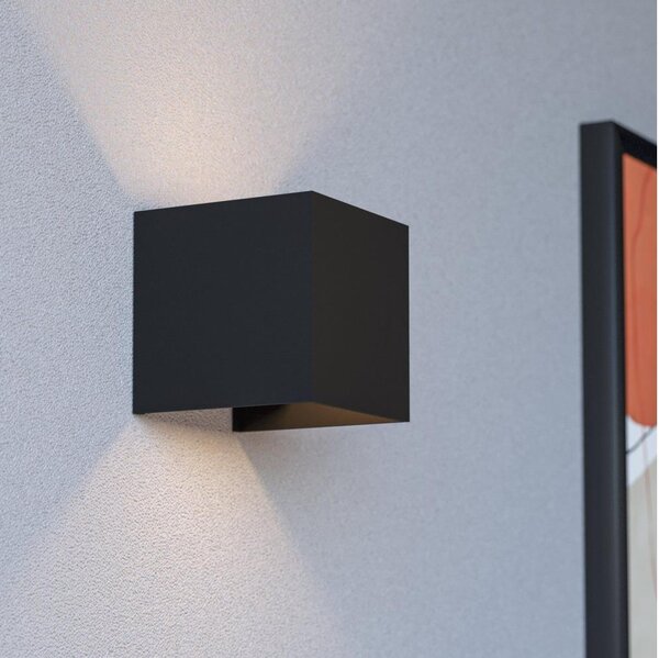 Eglo 74115-LED St. ven. nás. svítidlo se senzorem RINCINE LED/2,2W/5V IP44 černá
