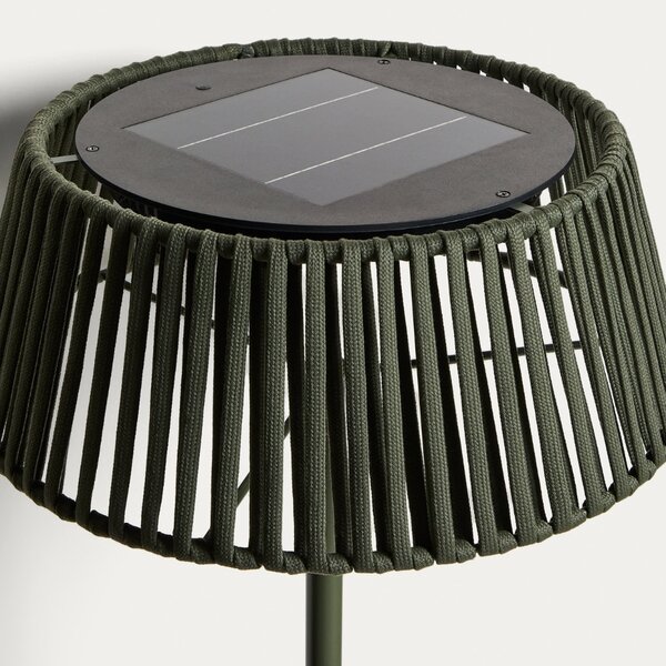 Kave Home Zelená zahradní solární LED lampa Aldet 160 cm