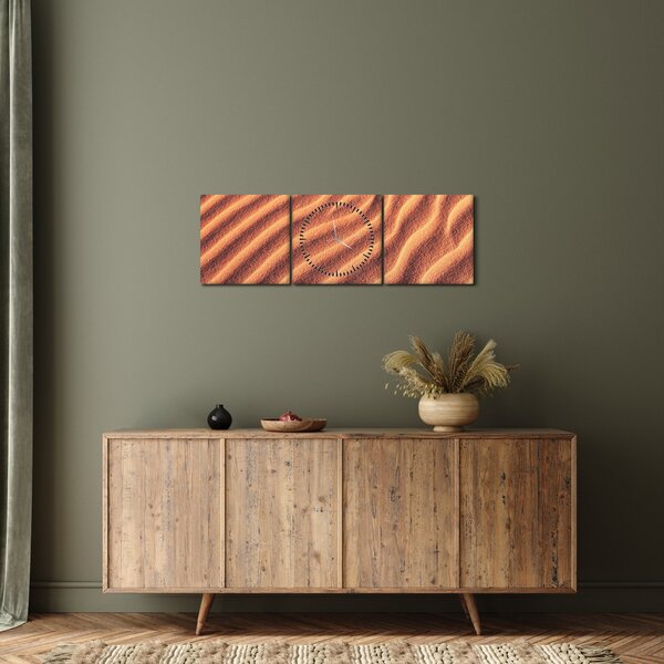 Obraz pouště (s hodinami) (90x30 cm)