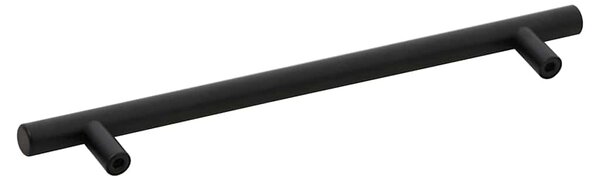 Nábytkové úchytky 5 ks černé 192 mm nerezová ocel 155368
