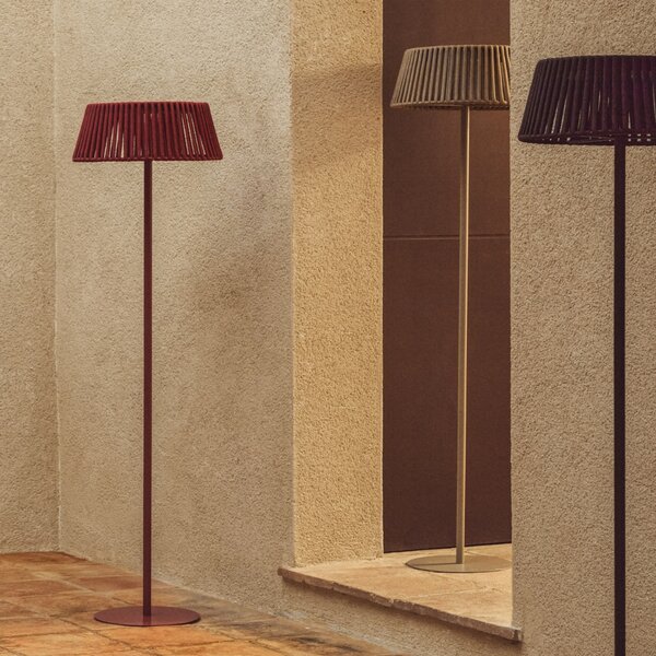 Kave Home Béžová zahradní solární LED lampa Aldet 160 cm