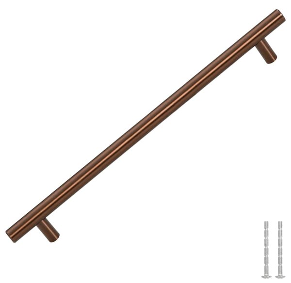 Nábytkové úchytky 5 ks bronzové 224 mm nerezová ocel 155377