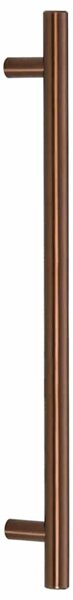 Nábytkové úchytky 5 ks bronzové 224 mm nerezová ocel 155377