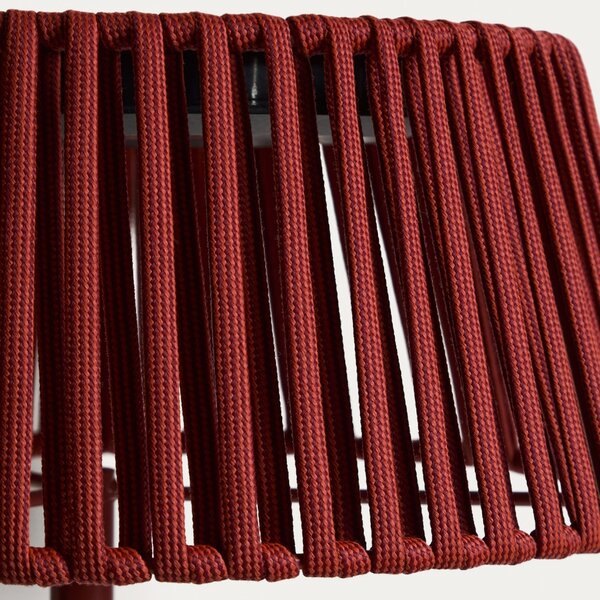 Kave Home Terakotově červená solární LED lampa Aldet 160 cm