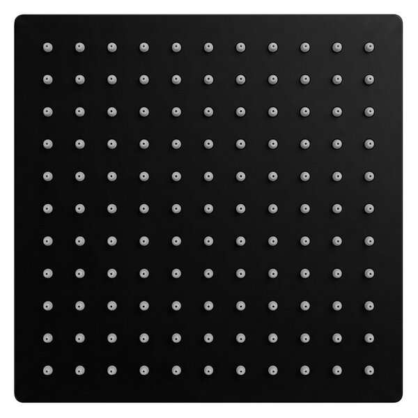 Rea Rea, čtvercová hlavová sprcha 25x25 cm, nerez, JS-P015B, černá matná, REA-P0610