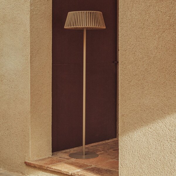 Kave Home Béžová zahradní solární LED lampa Aldet 160 cm