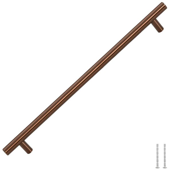 Nábytkové úchytky 5 ks bronzové 320 mm nerezová ocel 155378