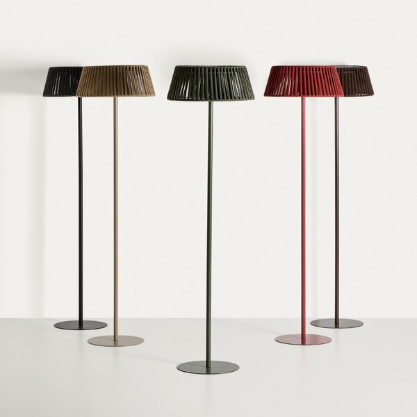 Kave Home Béžová zahradní solární LED lampa Aldet 160 cm