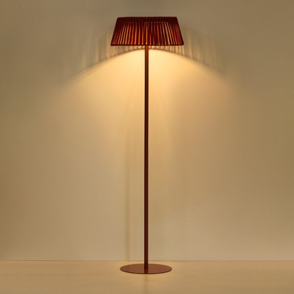 Kave Home Terakotově červená solární LED lampa Aldet 160 cm