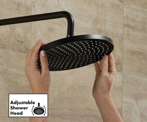 Hansgrohe Crometta S Horní sprcha 240 1jet EcoSmart, matná černá 26724670