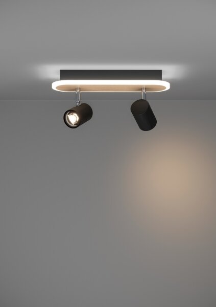 Eglo 901632 - LED Bodové svítidlo RIMBOCCHI LED/12W/230V hnědá/černá