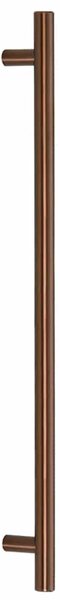 Nábytkové úchytky 5 ks bronzové 480 mm nerezová ocel 155379