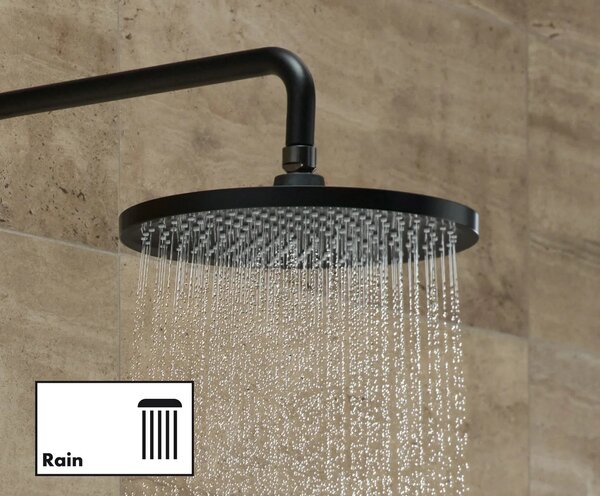 Hansgrohe Crometta S Horní sprcha 240 1jet EcoSmart, matná černá 26724670