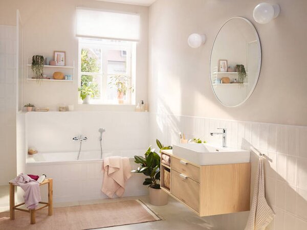Hansgrohe Rebris S - Páková umyvadlová baterie 110 CoolStart bez odtokové soupravy, chrom 72520000
