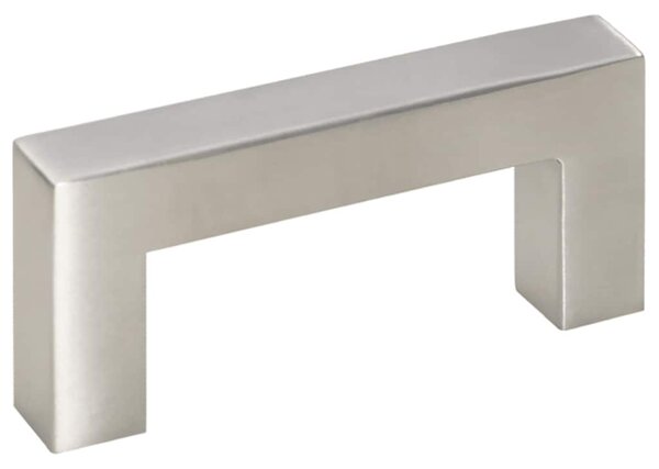 Nábytkové úchytky 10 ks stříbrné 64 mm nerezová ocel 155380