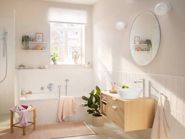 Hansgrohe Rebris S - Páková vanová baterie pod omítku, chrom 72466000