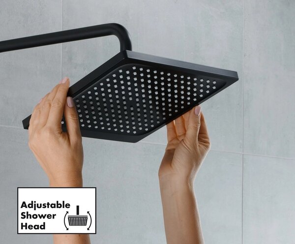 Hansgrohe Vernis Shape Showerpipe 240 1jet s vanovým termostatem, matná černá 26900670