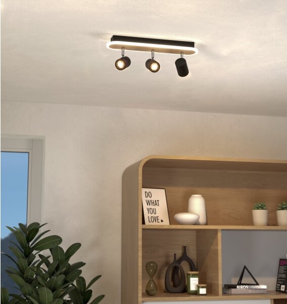 Eglo 901633 - LED Bodové svítidlo RIMBOCCHI LED/20W/230V hnědá/černá