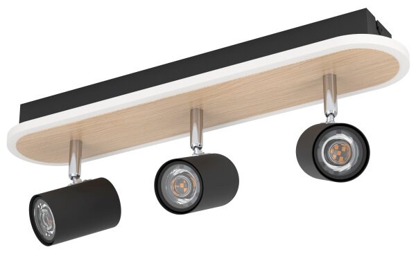 Eglo 901633 - LED Bodové svítidlo RIMBOCCHI LED/20W/230V hnědá/černá