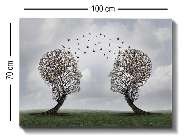 Wallity Obraz FACES OF TREES 70 x 100 cm