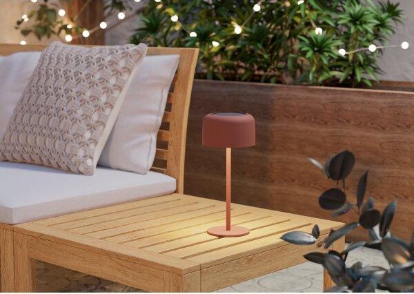 Eglo 901896 - LED Solární stolní lampa ROCCANOVA LED/2,8W/3,7V IP44 oranžová