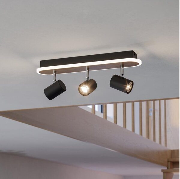 Eglo 901633 - LED Bodové svítidlo RIMBOCCHI LED/20W/230V hnědá/černá