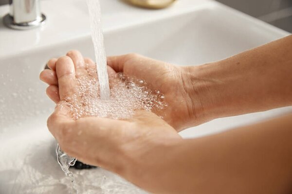 Hansgrohe Rebris E páková umyvadlová baterie 110 CoolStart bez odtokové soupravy, chrom 72560000