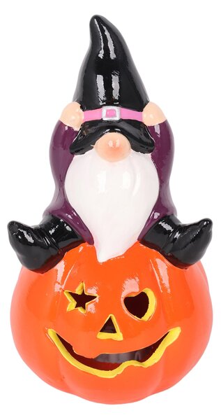 Sinsay - Halloweenská LED dekorace ve tvaru skřítka na dýni - vícebarevná