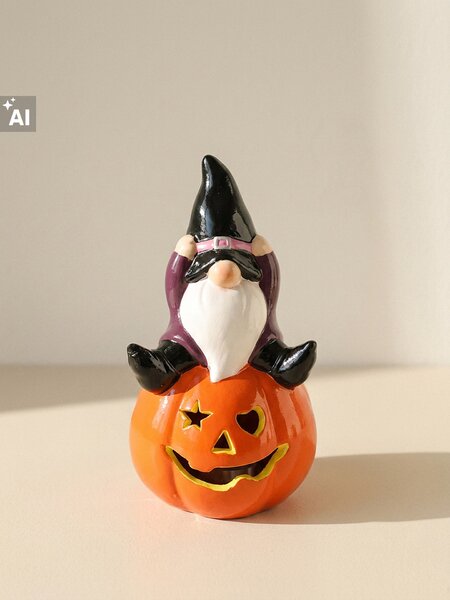 Sinsay - Halloweenská LED dekorace ve tvaru skřítka na dýni - vícebarevná