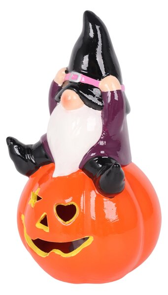 Sinsay - Halloweenská LED dekorace ve tvaru skřítka na dýni - vícebarevná