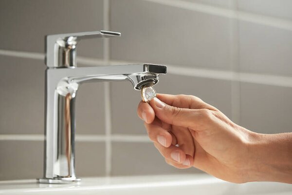 Hansgrohe Rebris E páková umyvadlová baterie 110 CoolStart bez odtokové soupravy, chrom 72560000