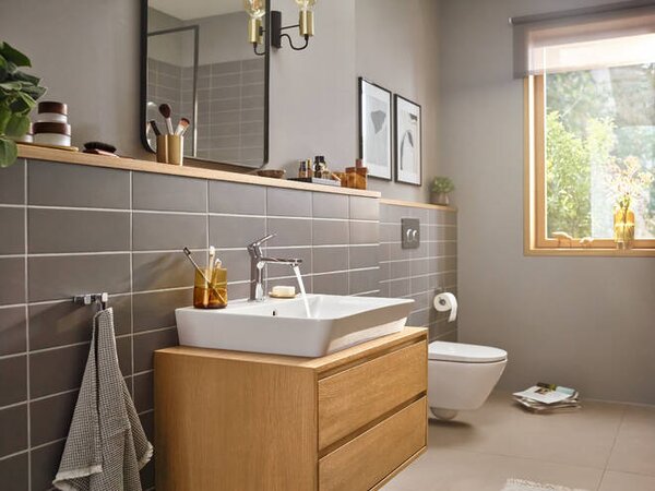 Hansgrohe Rebris E páková umyvadlová baterie 110 CoolStart bez odtokové soupravy, chrom 72560000