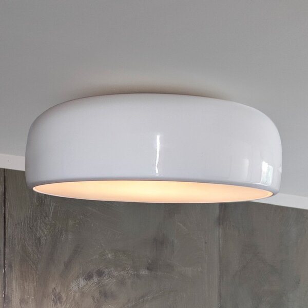 Stropní Lampa FLOS, SMITHFIELD, stmívatelné, Bílá, Obývací pokoj, Kov, Design