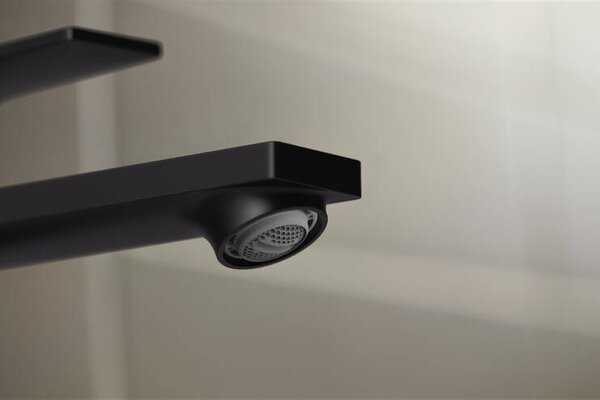 Hansgrohe Rebris E páková umyvadlová baterie 110 CoolStart bez odtokové soupravy, matná černá 72560670