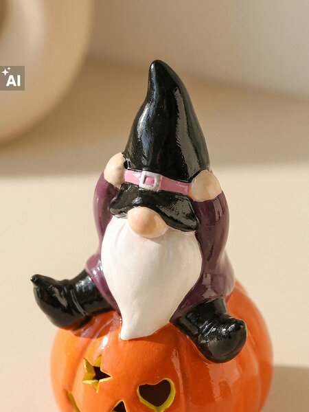 Sinsay - Halloweenská LED dekorace ve tvaru skřítka na dýni - vícebarevná