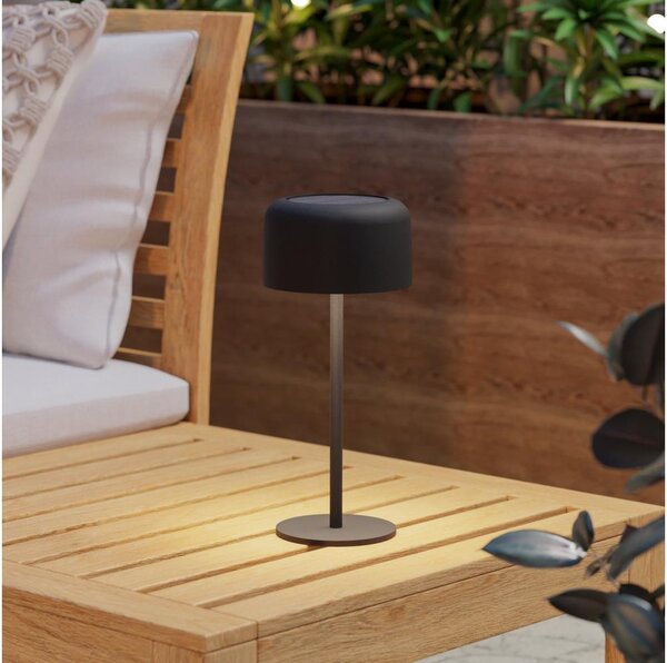 Eglo 901889 - LED Solární stolní lampa ROCCANOVA LED/2,8W/3,7V IP44 černá