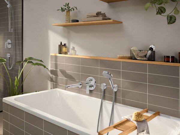 Hansgrohe Rebris E páková vanová baterie pod omítku pro iBox universal, chrom 72468000