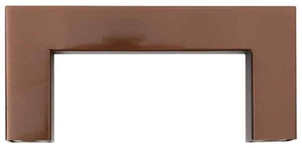 Nábytkové úchytky 10 ks bronzové 64 mm nerezová ocel 155404