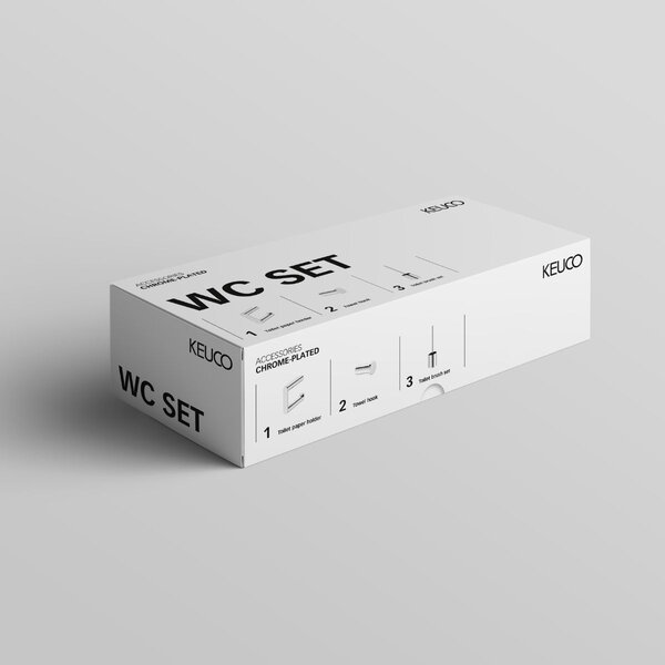 Keuco - WC set, chrom 19701011490