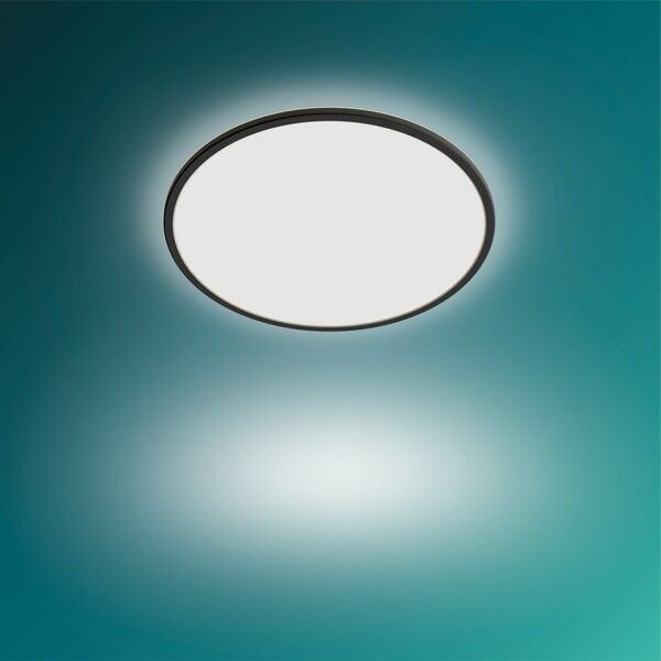Philips 8719514327085 Super Slim CL550 stropní svítidlo LED D430mm 22W/2000lm 2700K černá SceneSwitch