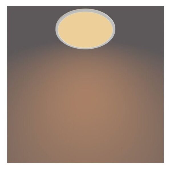 Philips 8719514327269 Super Slim CL550 stropní svítidlo LED D300mm 18W/1500lm 2700K IP44 bílá SceneSwitch