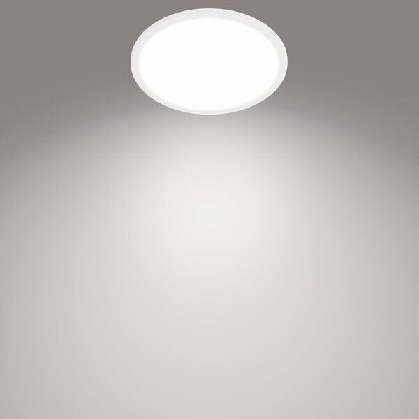 Philips 8719514327221 Super Slim CL550 stropní svítidlo LED D250mm 15W/1500lm 4000K IP44 bílá SceneSwitch
