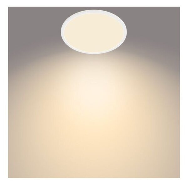 Philips 8719514327269 Super Slim CL550 stropní svítidlo LED D300mm 18W/1500lm 2700K IP44 bílá SceneSwitch