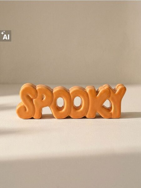 Sinsay - Keramická stojící halloweenská dekorace - oranžová