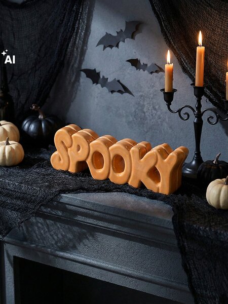 Sinsay - Keramická stojící halloweenská dekorace - oranžová