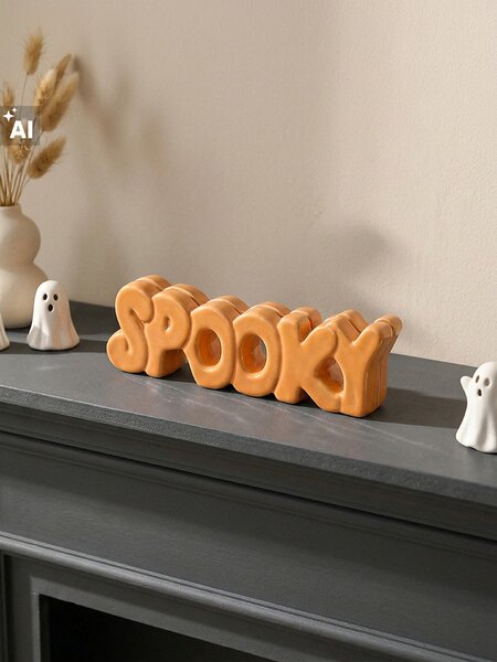 Sinsay - Keramická stojící halloweenská dekorace - oranžová