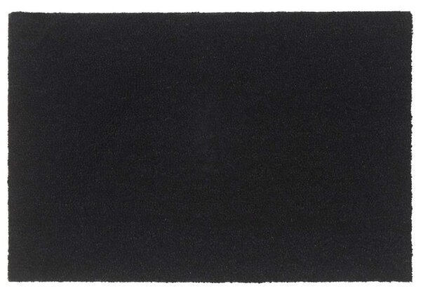 Rohožka před dveře černá 60 x 90 cm kokosové vlákno 155576